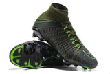 Nike Hypervenom Phantom III DF FG Soccer Cleats Grey Green Black - studzsupply