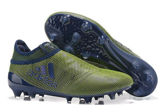 Adidas X 17+ Purechaos FG Soccer Cleats Legend Ink Solar Yellow - studzsupply