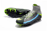 Nike Hypervenom Phantom III DF FG Soccer Cleats Black Volt Dark Grey - studzsupply