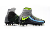 Nike Hypervenom Phantom III DF FG Soccer Cleats Black Volt Dark Grey - studzsupply