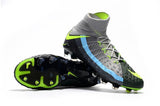 Nike Hypervenom Phantom III DF FG Soccer Cleats Black Volt Dark Grey - studzsupply