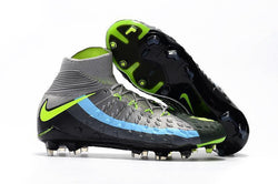 Nike Hypervenom Phantom III DF FG Soccer Cleats Black Volt Dark Grey - studzsupply