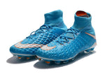 Nike Hypervenom Phantom III DF FG Soccer Cleats Total Blue White - studzsupply