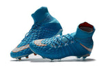 Nike Hypervenom Phantom III DF FG Soccer Cleats Total Blue White - studzsupply