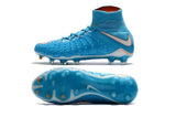 Nike Hypervenom Phantom III DF FG Soccer Cleats Total Blue White - studzsupply