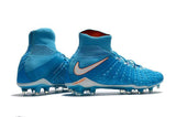 Nike Hypervenom Phantom III DF FG Soccer Cleats Total Blue White - studzsupply