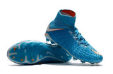 Nike Hypervenom Phantom III DF FG Soccer Cleats Total Blue White - studzsupply