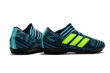 Adidas Nemeziz Tango 17.3 Turf Soccer Cleats Blue Black Solar Yellow - studzsupply