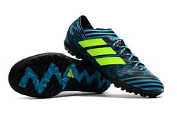 Adidas Nemeziz Tango 17.3 Turf Soccer Cleats Blue Black Solar Yellow - studzsupply