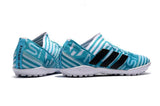 Adidas Nemeziz Tango 17.3 Turf Soccer Cleats White Blue Black - studzsupply