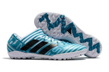 Adidas Nemeziz Tango 17.3 Turf Soccer Cleats White Blue Black - studzsupply