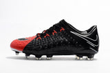 Nike Hypervenom Phantom III FG Soccer Cleats Black Red - studzsupply