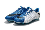 Nike Hypervenom Phantom III FG Soccer Cleats White Blue Black - studzsupply