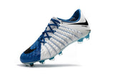 Nike Hypervenom Phantom III FG Soccer Cleats White Blue Black - studzsupply