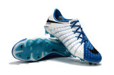 Nike Hypervenom Phantom III FG Soccer Cleats White Blue Black - studzsupply