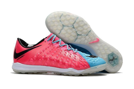 Nike Hypervenom Phantom III Turf Soccer Cleats Pink Blue Black - studzsupply